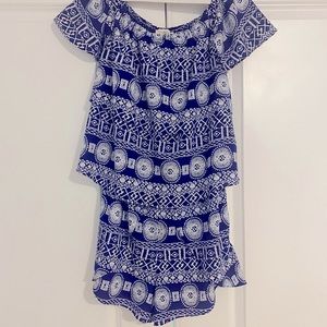 Sugarlips off the shoulder romper